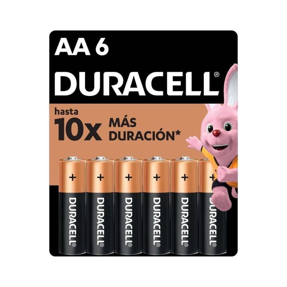 Pila alcalina Duracell AA blíster con 6