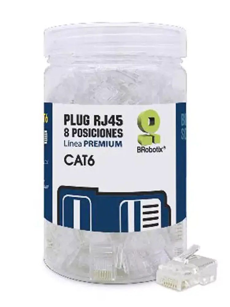 Plug Brobotix RJ45 CAT 6 UTP bote 100 pi