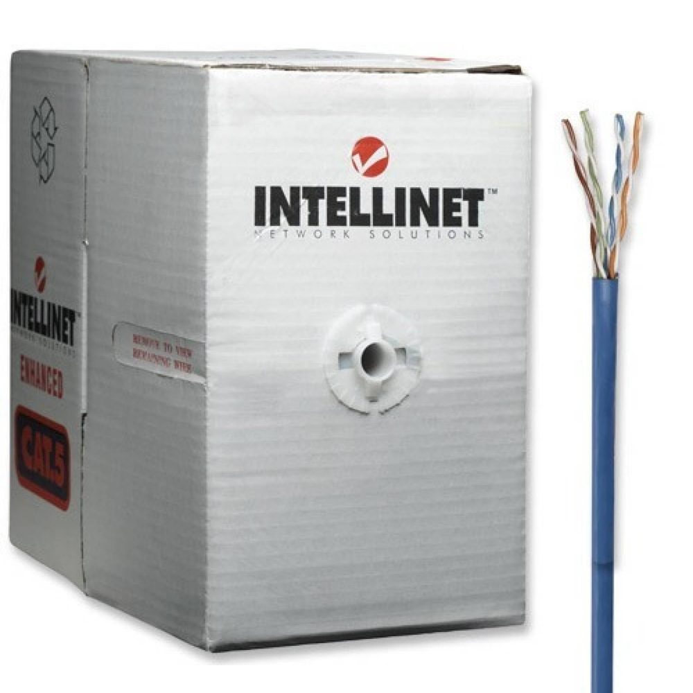 Bobina, Intellinet, 362320, Cat 5E Cca Utp 305M Solida Gris