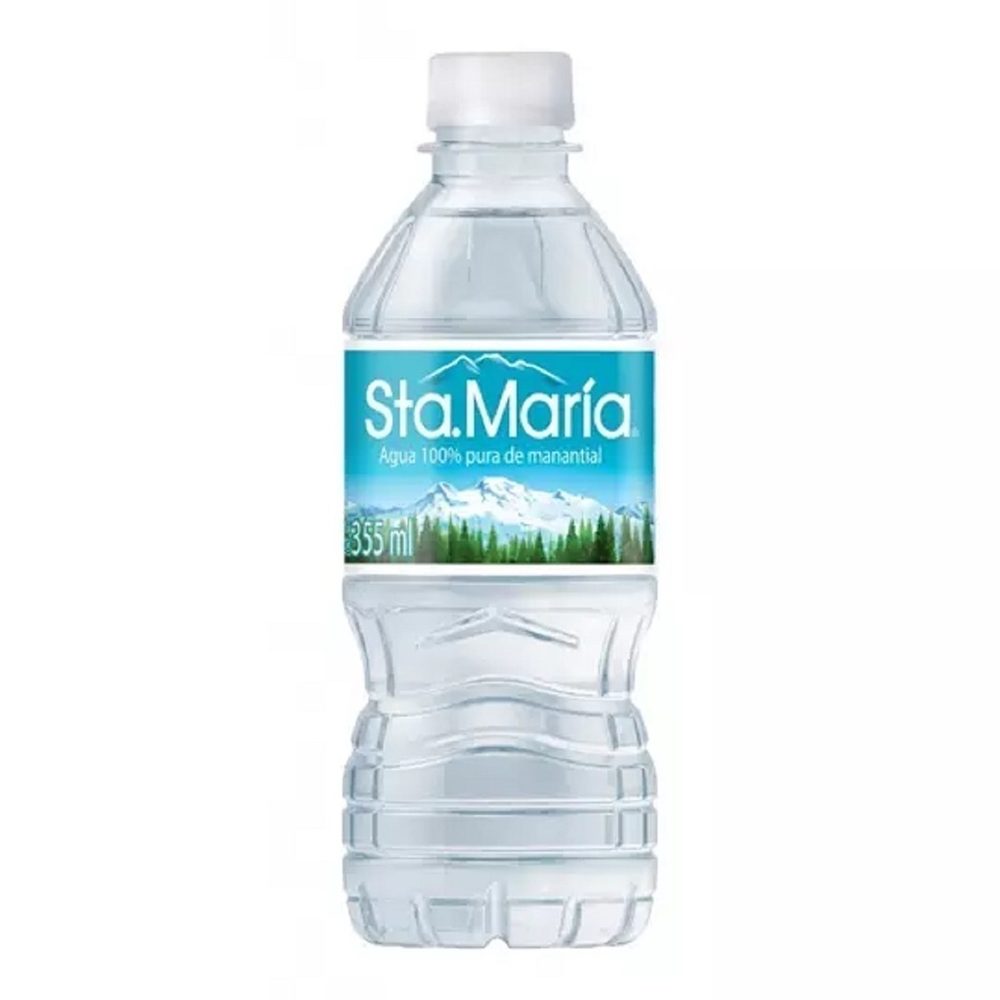 Agua embotellada santa maria 355 ml c/24