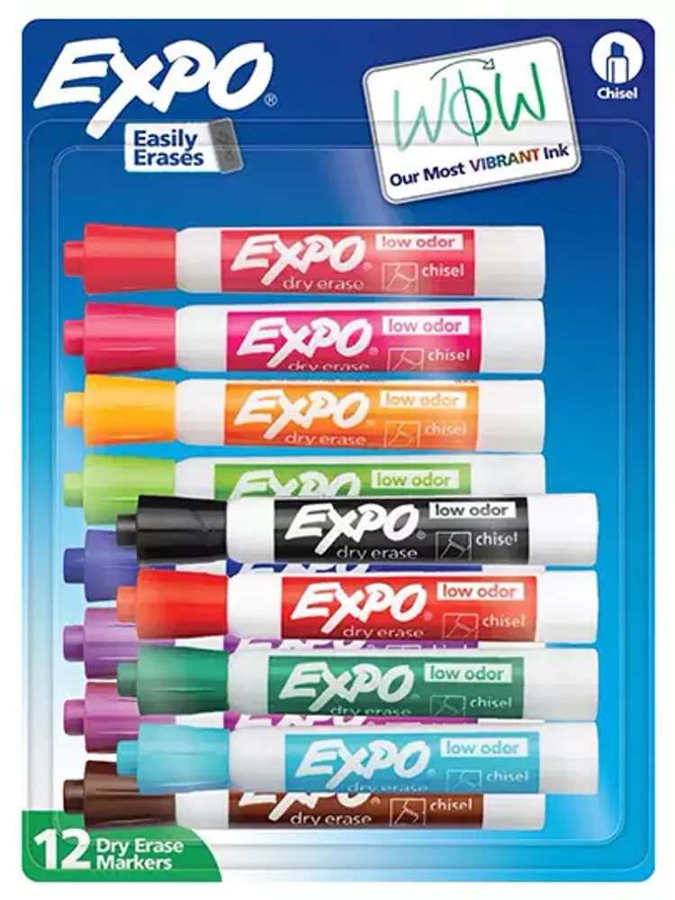 Marcador para pizarron Expo colores fash
