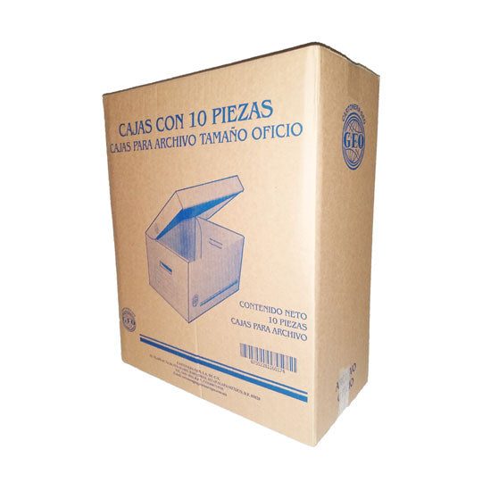 Caja de archivo GEO kraft oficio económi