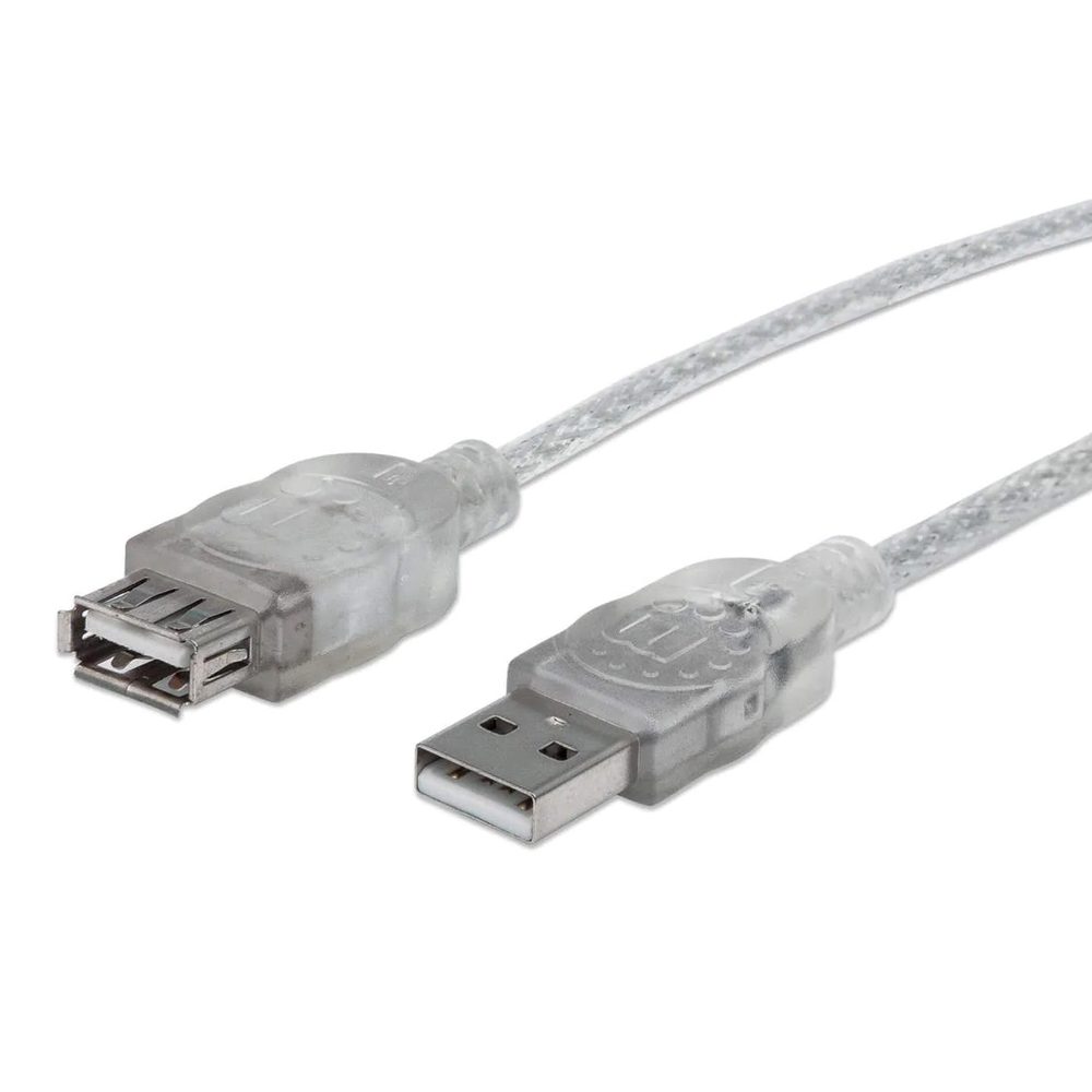 Cable Manhattan USB a-b v2.0 5.0m plata