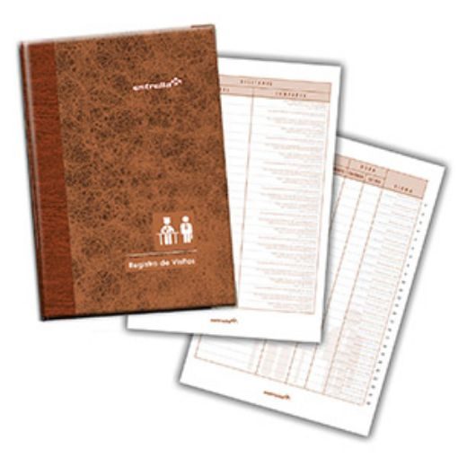 Libro registro de visitas frances 96 hoj