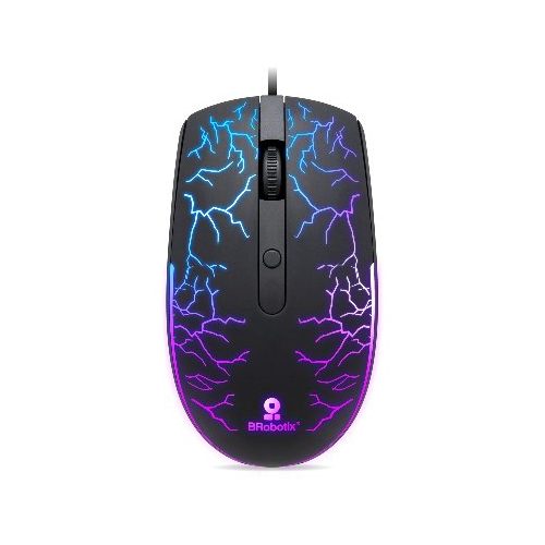 Mouse USB Iluminado RGB Storm Negro BROB