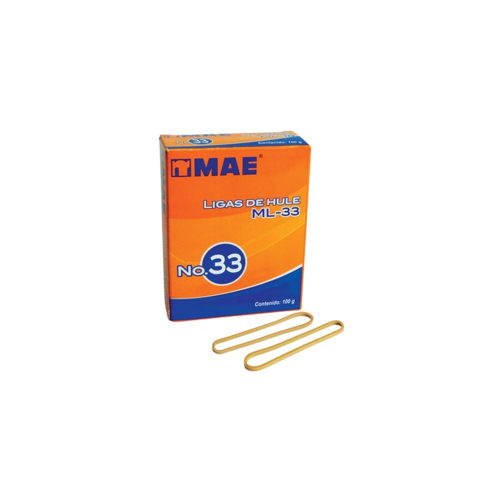 Ligas de hule natural no.33