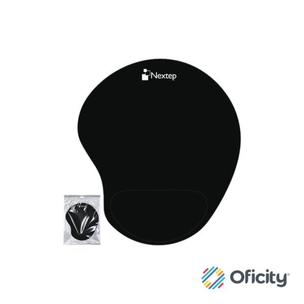 MOUSEPAD ERGONÒMICO GEL NEGRO