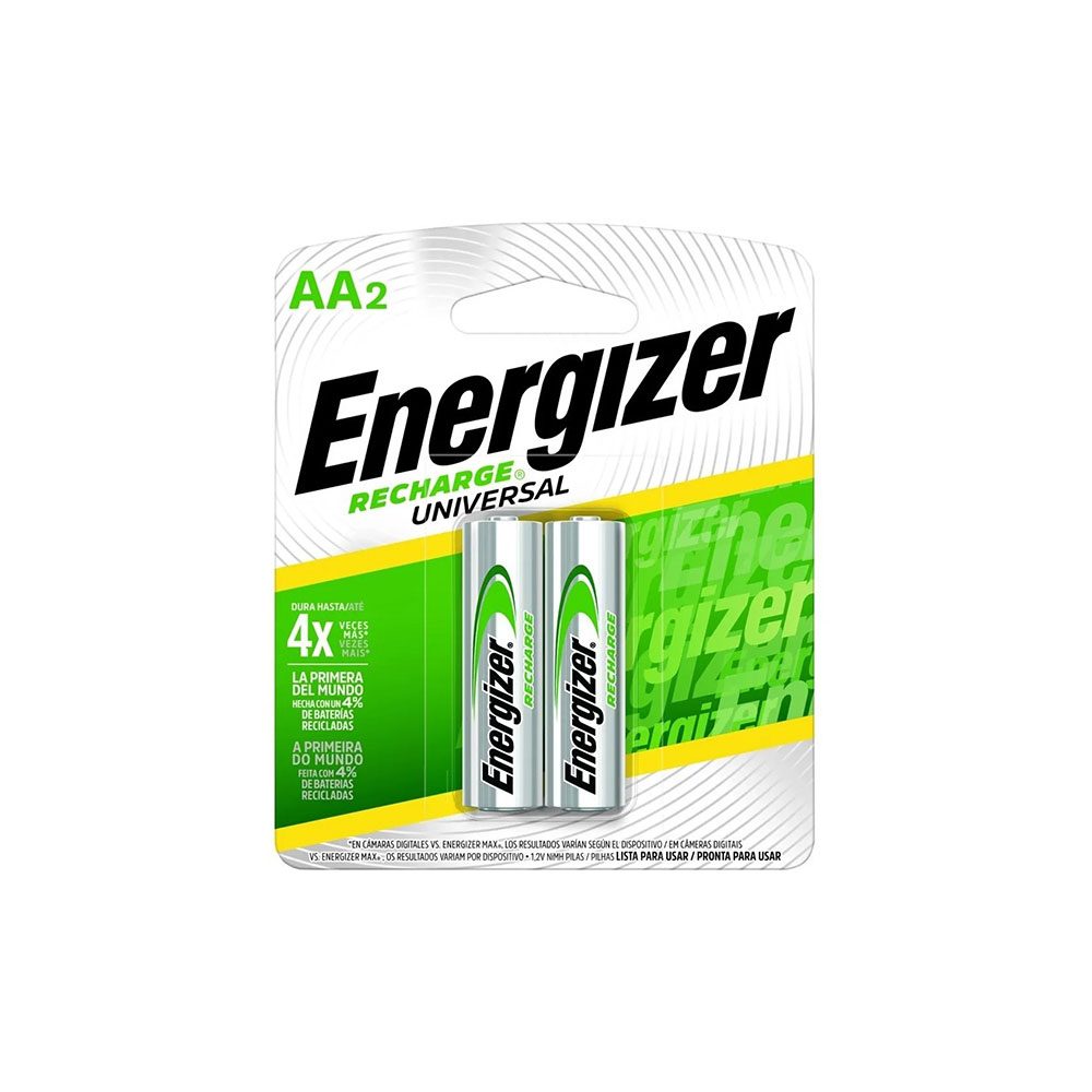 Pila Recargable Energizer AA blíster con