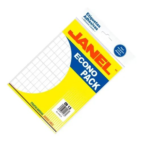 Etiqueta blanca JANEL econo pack No. 1 c