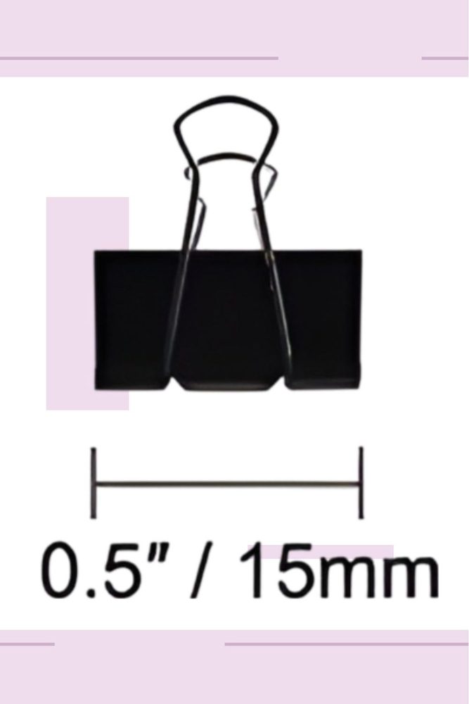 Sujeta documentos kyma binder 15mm c/12