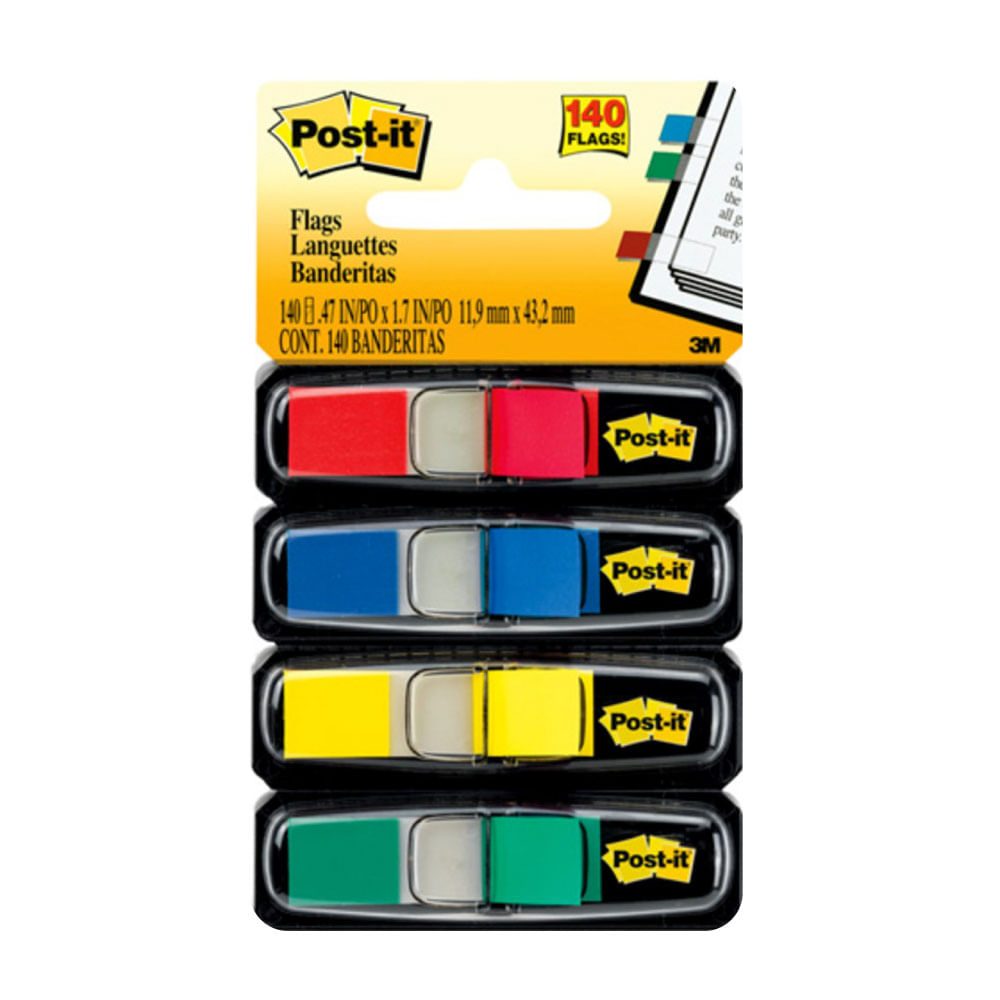 Banderitas adhesivas  Post-it primarios