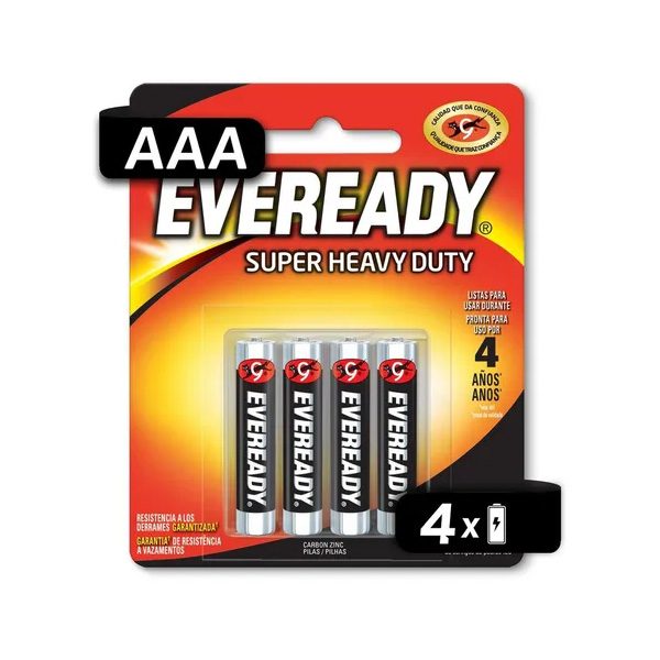 Pila EVEREADY AAA blister con 4 pilas