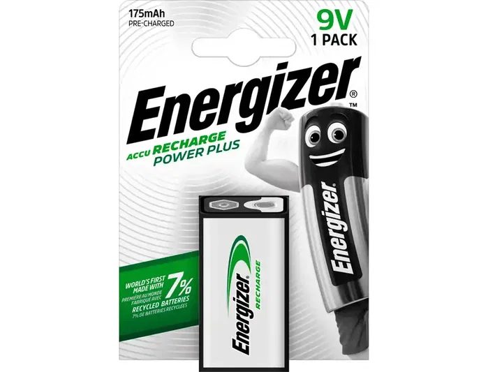 Pila Recargable Energizer 9 v blister de