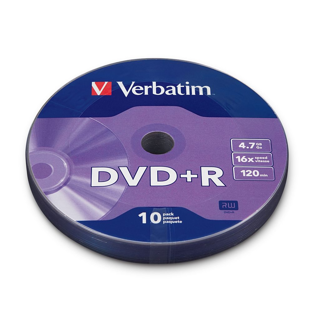 Disco Verbatim DVD-R 16x 4.7GB torre con