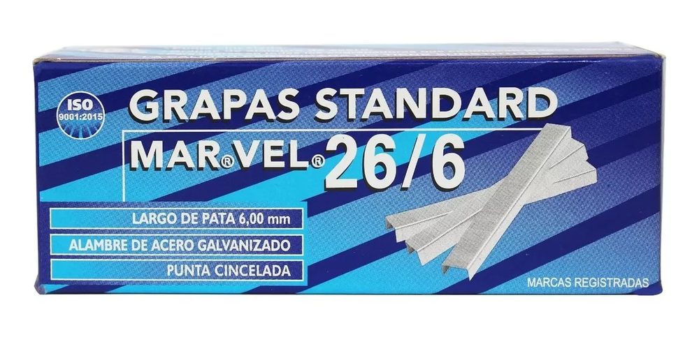 Grapa estándar 26/6 ACCO grapa de alta c