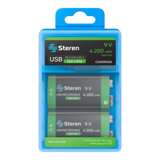 Pila recargable C STEREN blíster de 2 pi