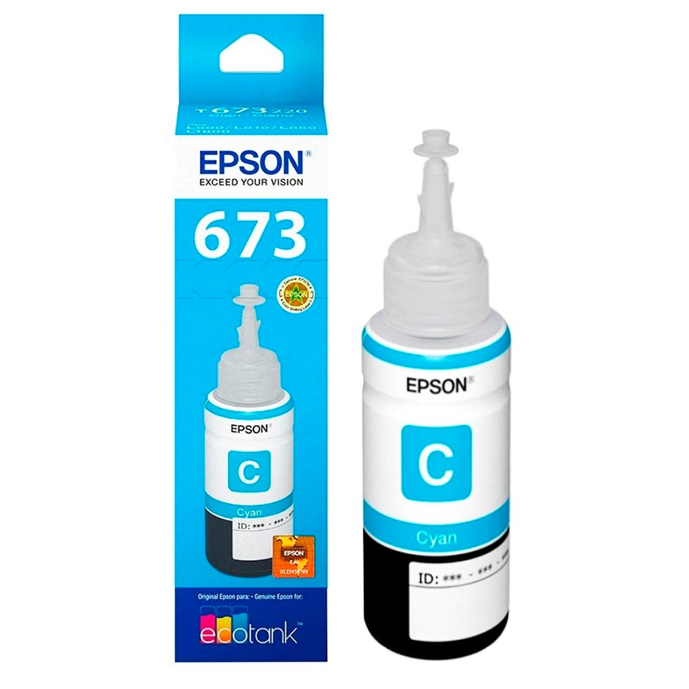 Tinta cyan Epson T673220.