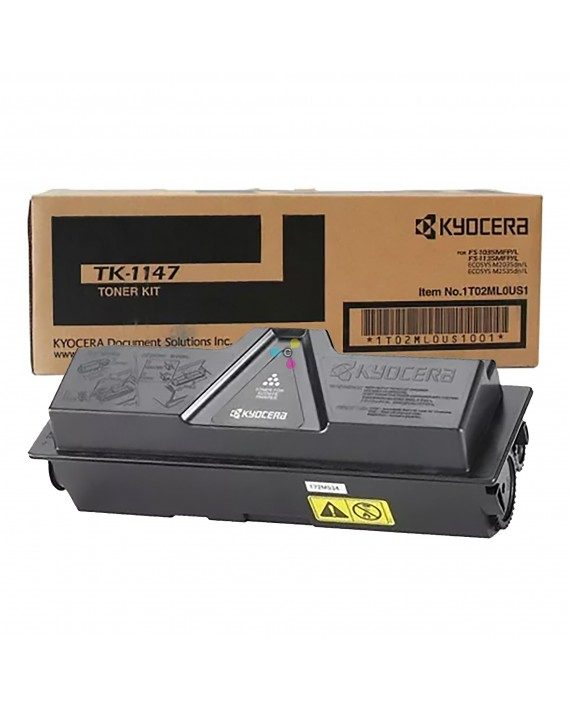 Toner Kyocera TK-1147 negro.