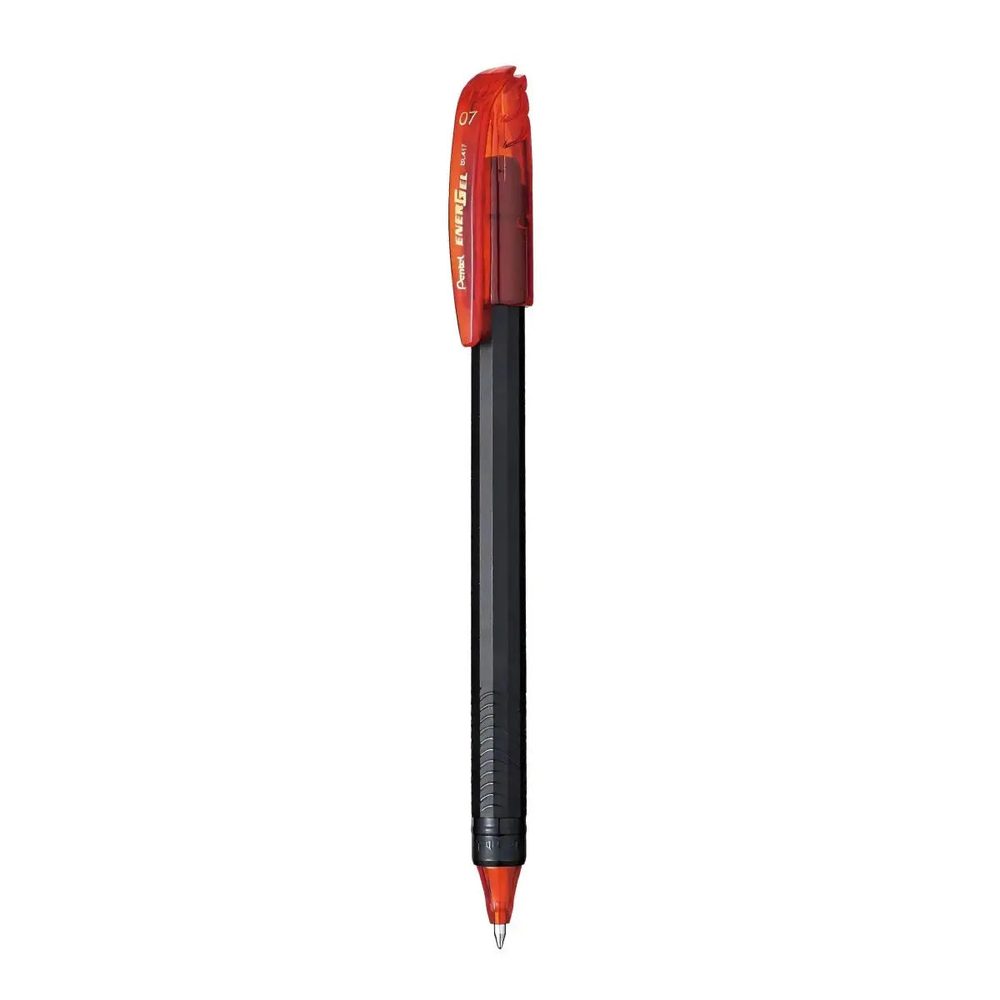 Bolígrafo stick Pentel Energel rojo punt