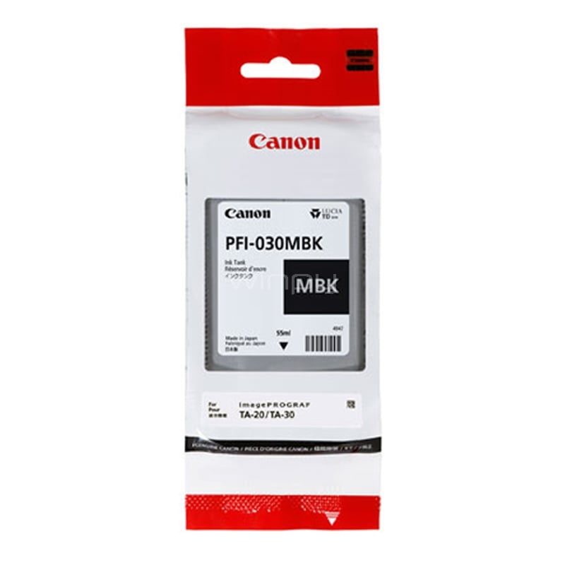 Cartucho Canon para tinta PFI-030 negro
