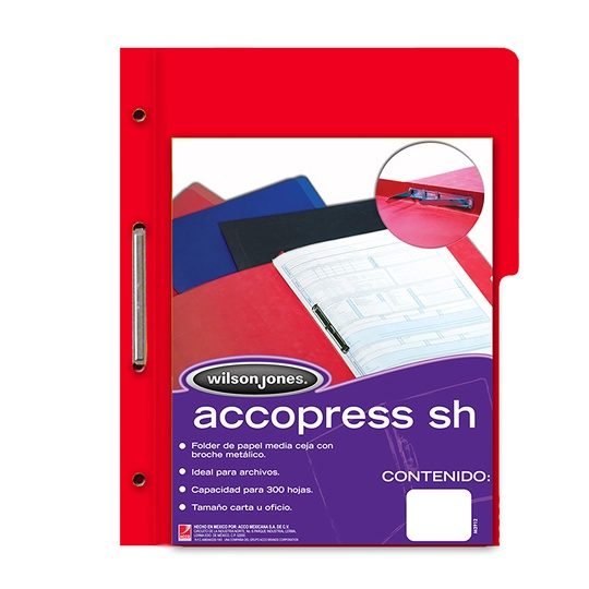 Carpeta pressboard Accopress sh ACCO car