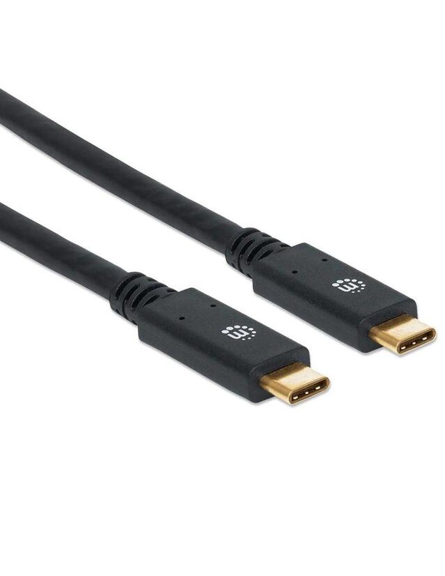 Cable Manhattan USB tipo c a-c m-m v3.1
