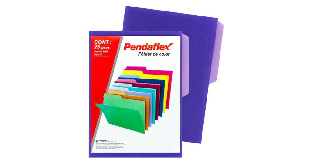 Folder de color Pendaflex carta color vi