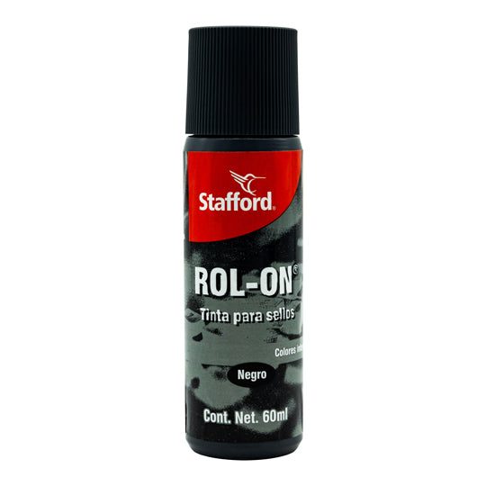 Tinta para sello Stafford color negro 10
