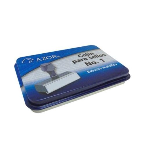Cojín para sello Azor estuche metálico N