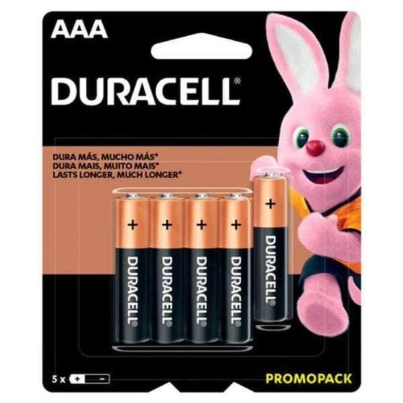 Pila en blister alcalina AAA DURACELL co