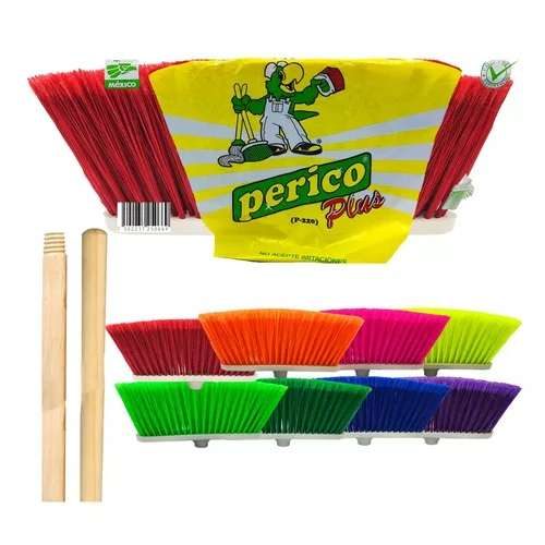 Escoba p-220 tipo cepillo Perico tamaño