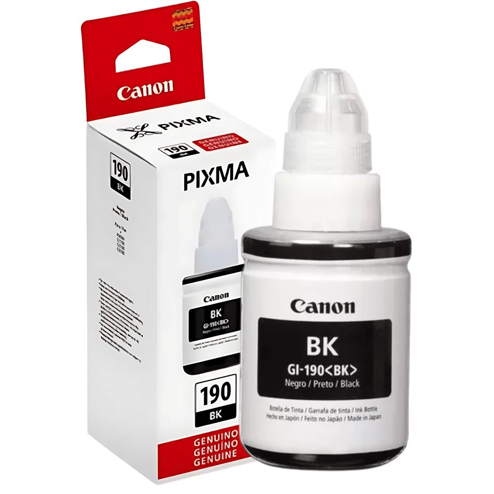 Tinta Canon GI-190 negro