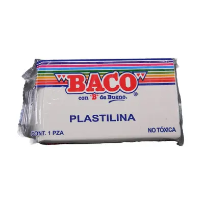 Marqueta de plastilina BACO color blanco