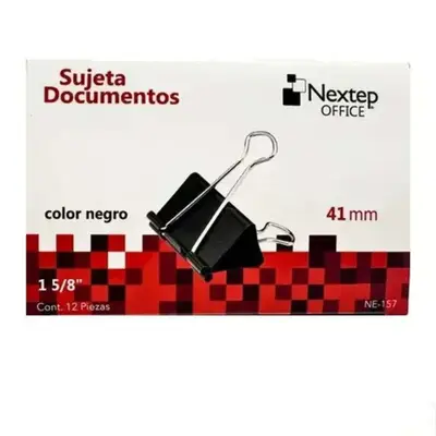 Sujeta Documentos Mediano 32mm (1 1/4) Nextep