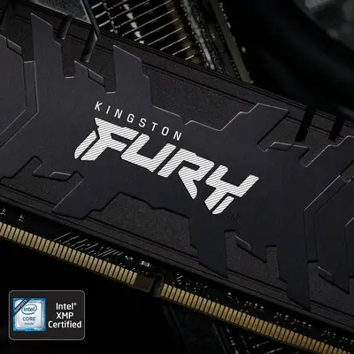 Memoria RAM Kingston Sodimm DDR5 16GB 4800MT/S Fury Impact Black CL38 262PIN 1.1V C/difusor de Calor P/laptop KF548S38IB-16