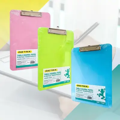 Tabla de plástico agarra papel DIETRIX