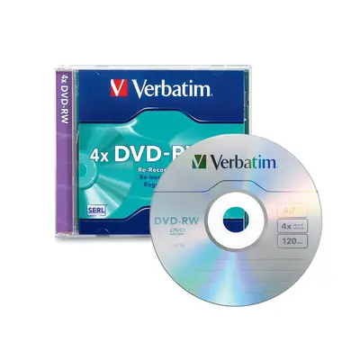 Disco Verbatim DVD+RW 4x 4.7 GB torre