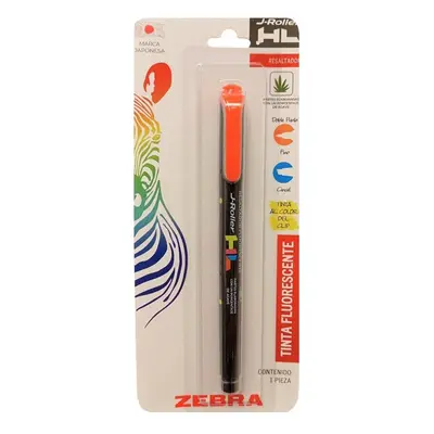 LM-Resaltador ZEBRA J-Roller HL naranja