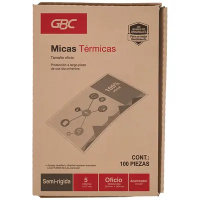Mica térmica GBC 3 milésimas