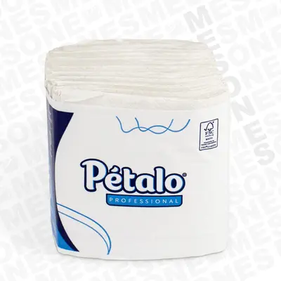 Servilletas blancas Petalo caja