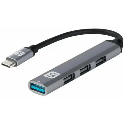 Hub entrada C GREENLEAF 4 puertos USB