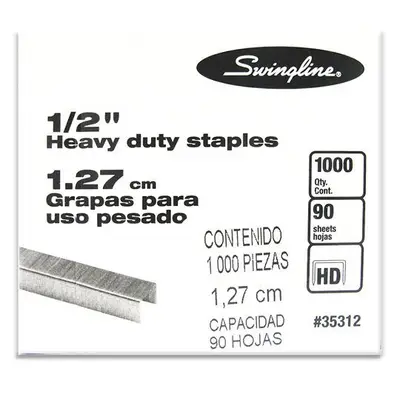 Grapa heavy duty SF-13 1/2" ACCO capacidad de 40 a 90 hojas de acero galvanizado