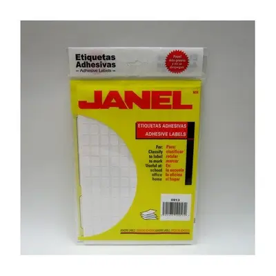 Etiqueta blanca JANEL clasica no. 1
