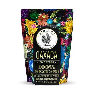 Café molido y tostado etnia 52 Oaxaca