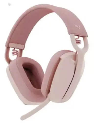 Audifonos Diadema Logitech Zone Vibe 100 Inalambricos Recargables Control de Audio Blanco