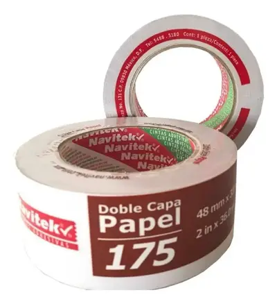 Cinta doble capa papel uso 175 Navitek