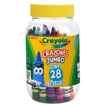 Crayones Crayola Jumbo 10.16 x1.27cm