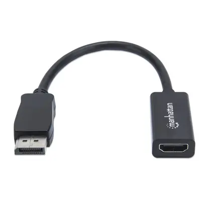 Adaptador, Manhattan, 151993, Displayport M a HDMI H
