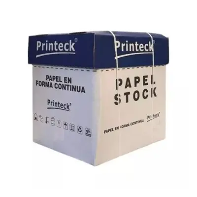 Caja de papel stock Printeck de 9.5" x