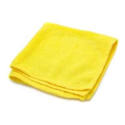 Paño de microfibra color amarillo..